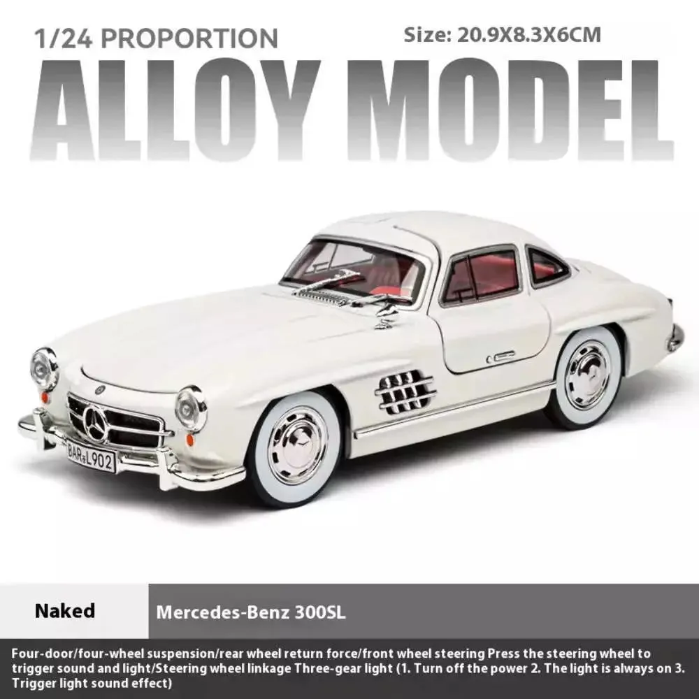 1:24 BENZ 300SL ALLOY DIECAST MODEL