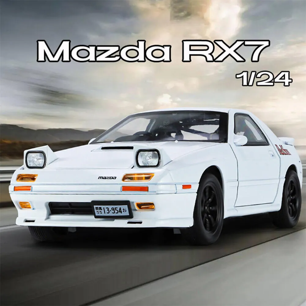 1:24 MAZDA RX7 SIMULATION DIECAST ALLOY MODEL CAR