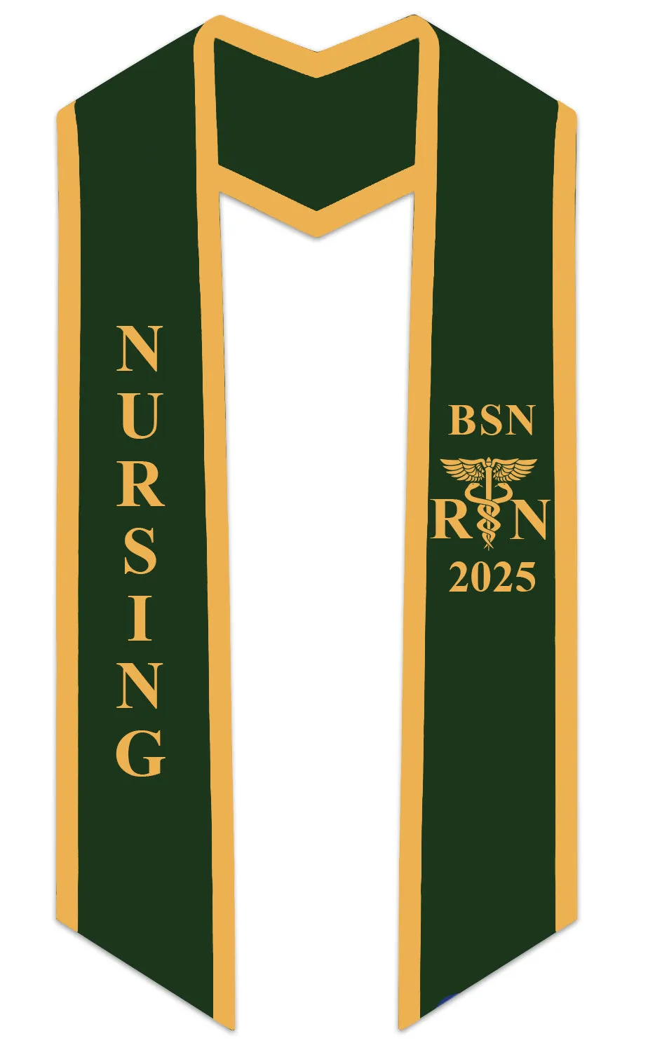 2025 BSN Nursing Graduation Stole with Trim