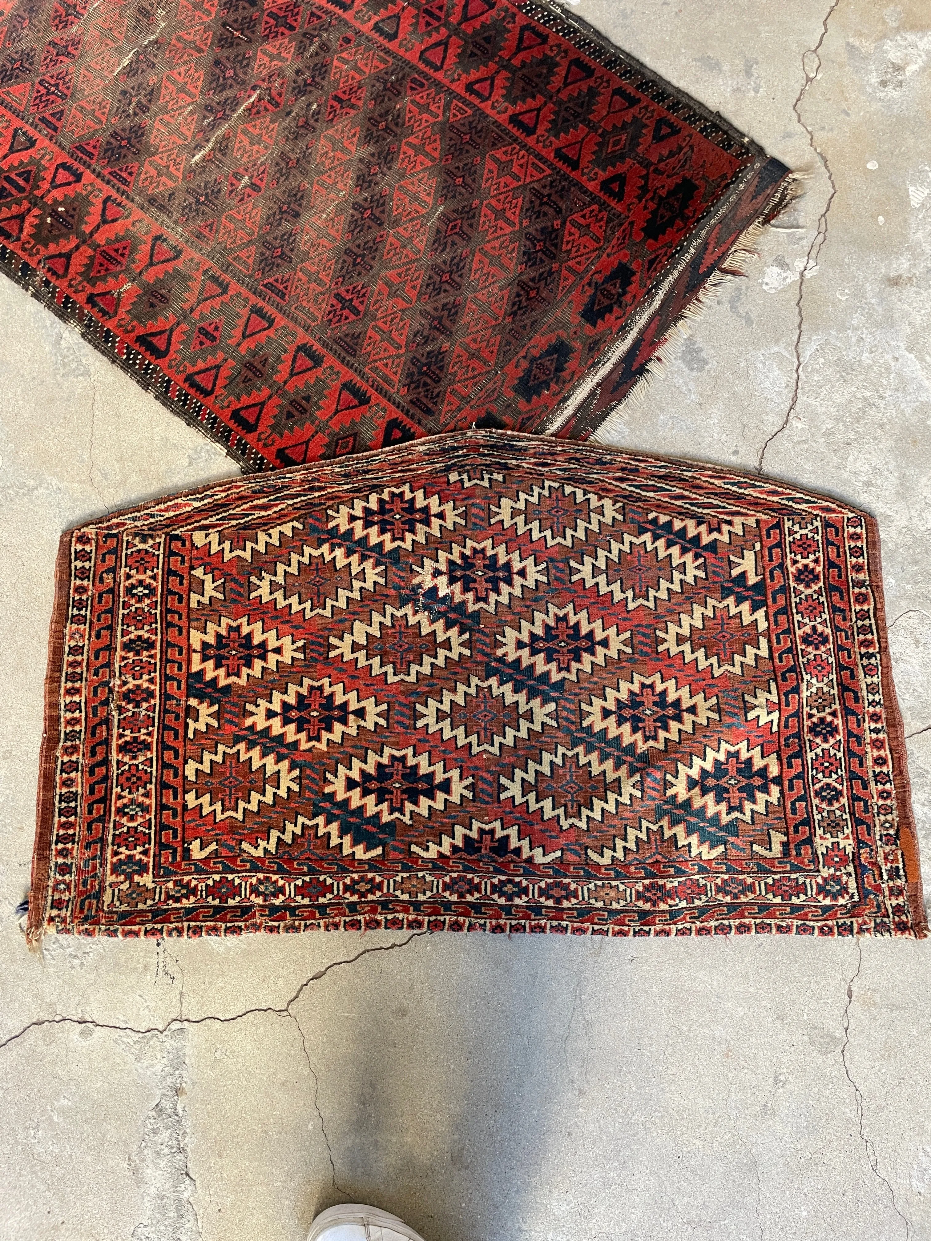 2'2 x 4'7 Antique Asmalyk Wedding Rug #2793