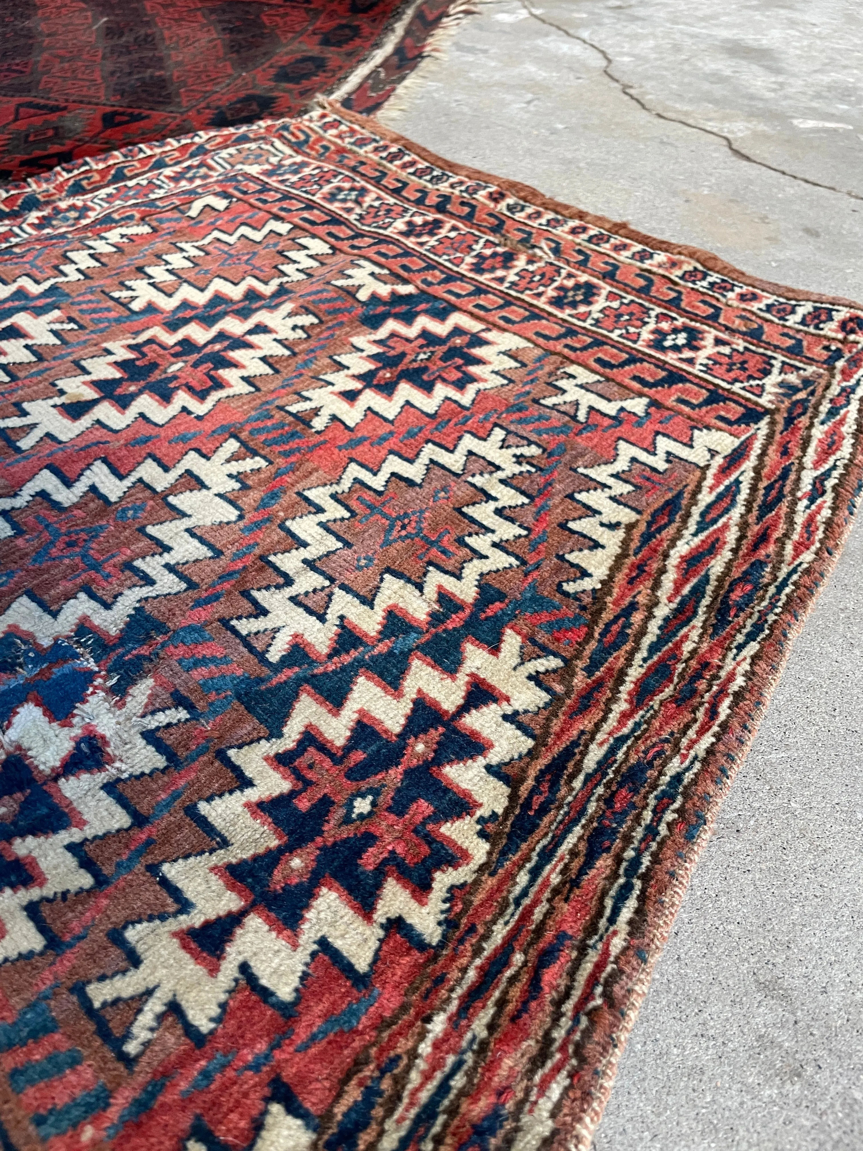 2'2 x 4'7 Antique Asmalyk Wedding Rug #2793