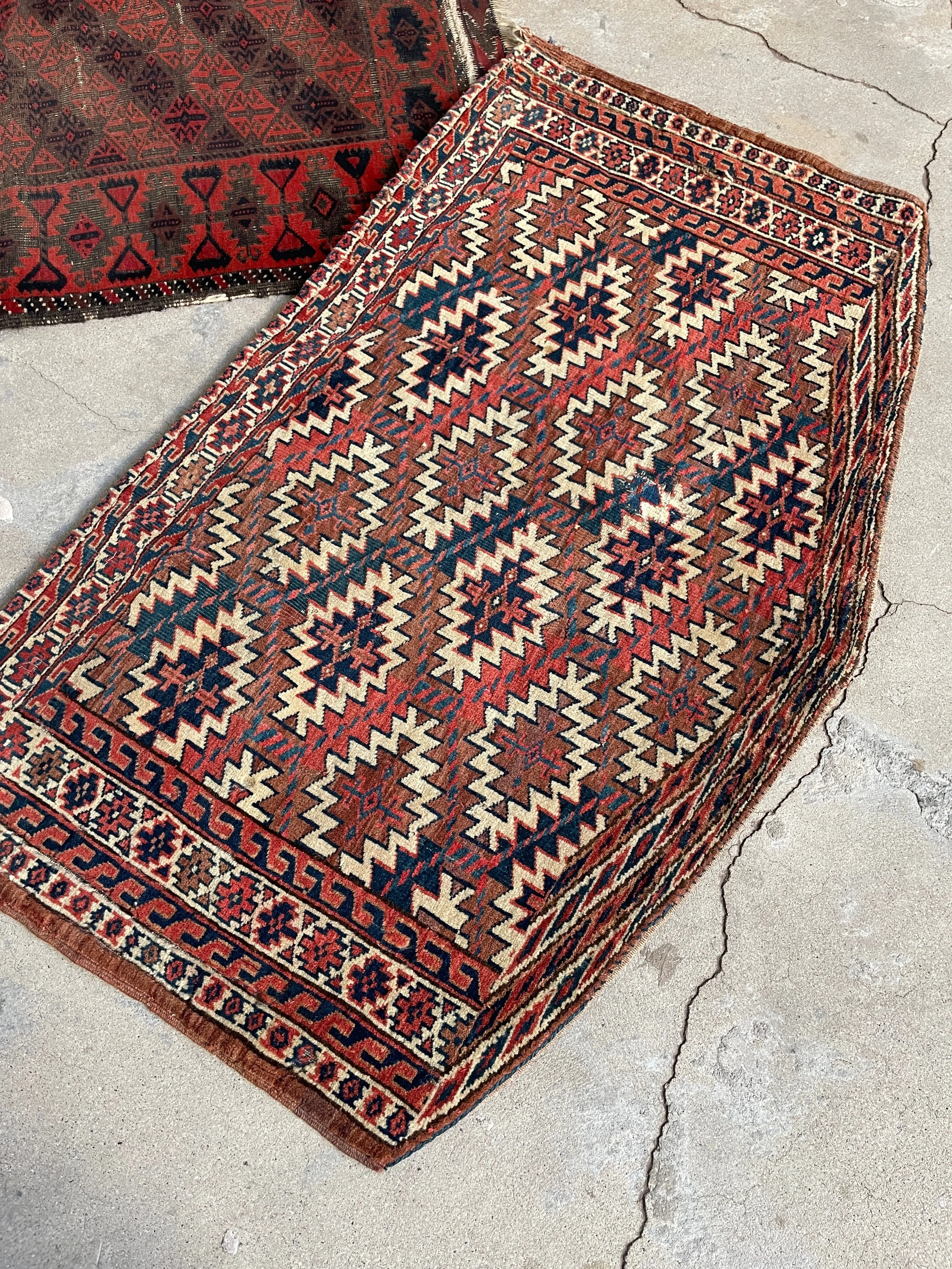 2'2 x 4'7 Antique Asmalyk Wedding Rug #2793