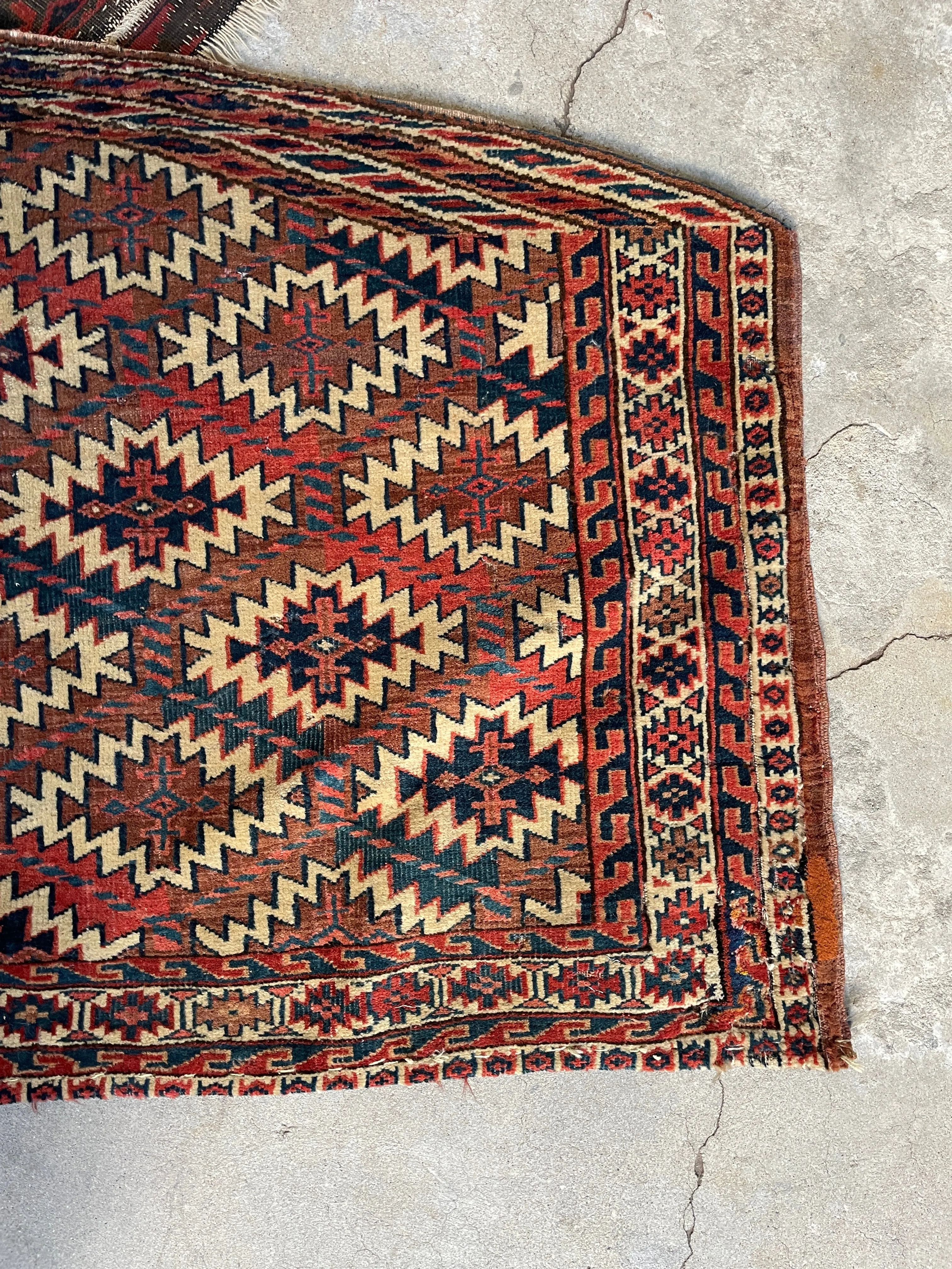 2'2 x 4'7 Antique Asmalyk Wedding Rug #2793