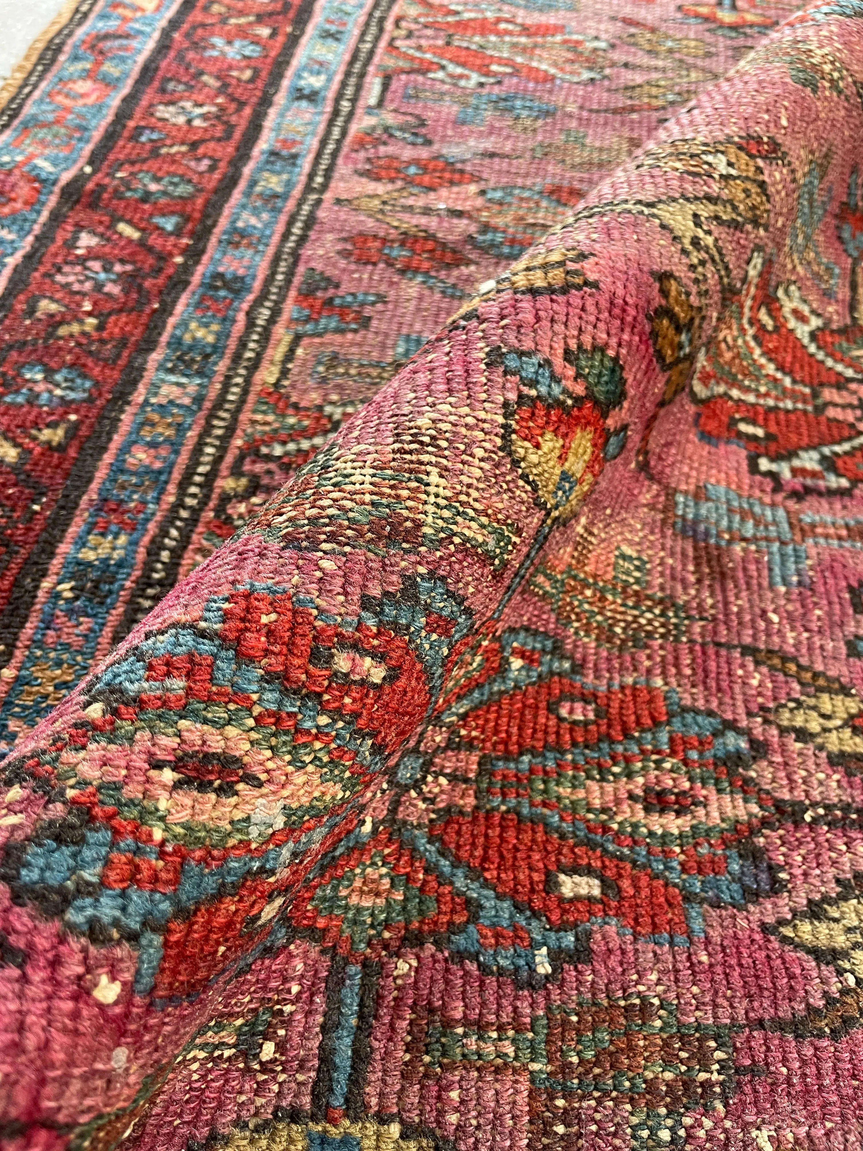 2'6 x 4' Antique Persian Malayer Rug #3081 / Small Persian Rug
