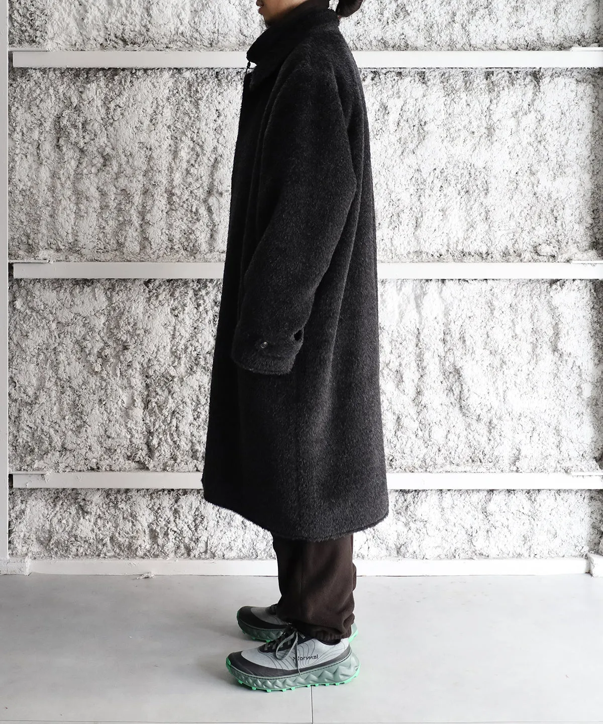 agnona stain callar coat - semoh