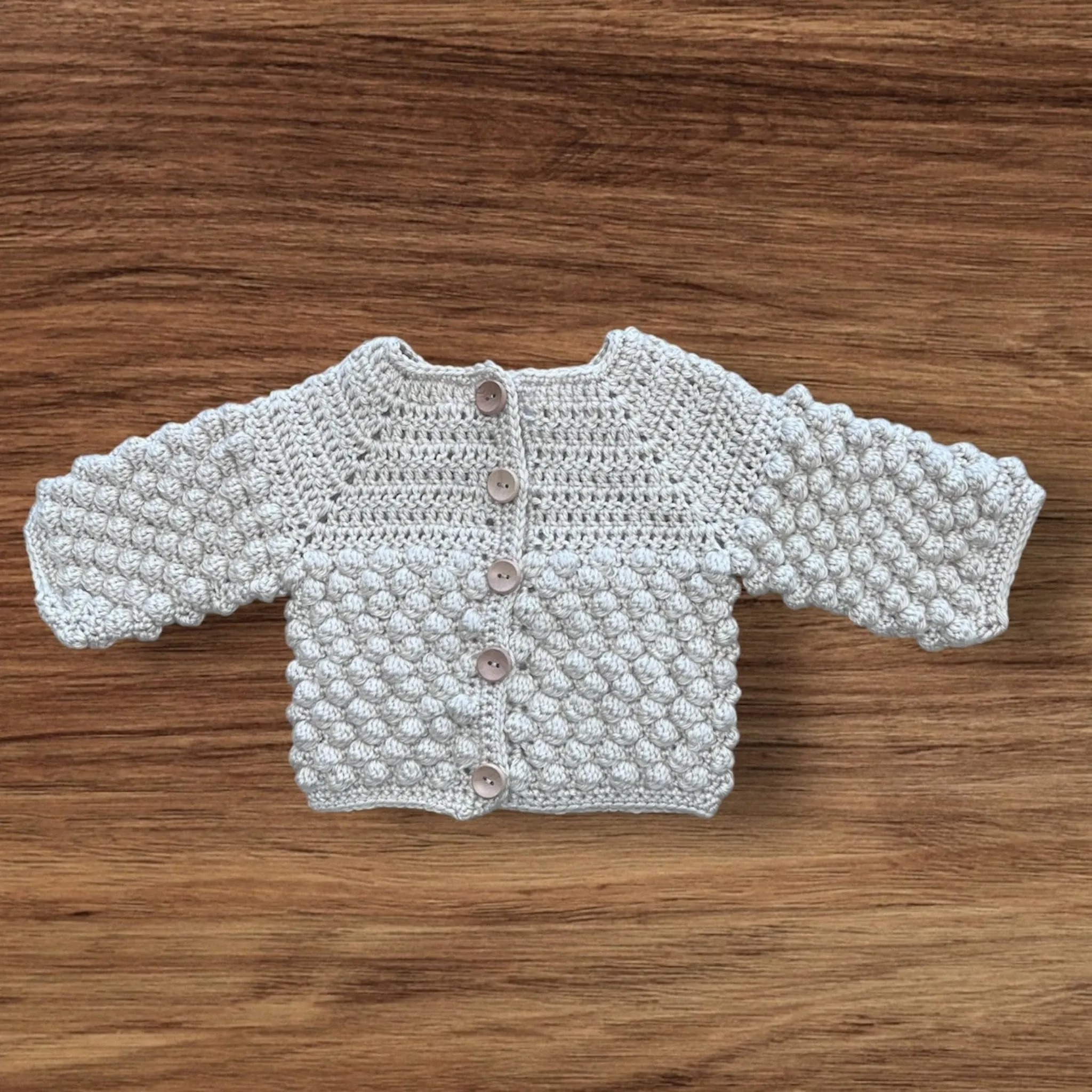Baby Cardigan Oatmeal | Everly Lane