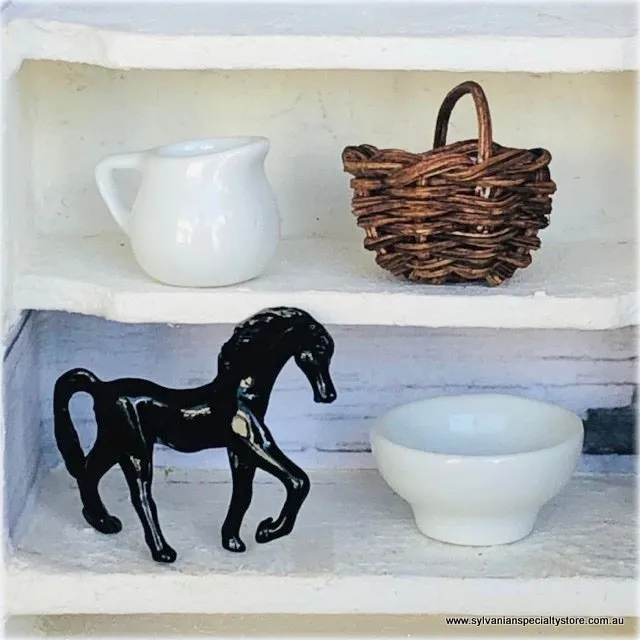 Black Horse Ornament - Miniature