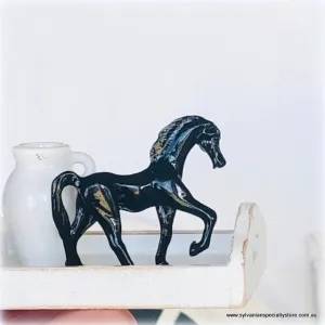Black Horse Ornament - Miniature
