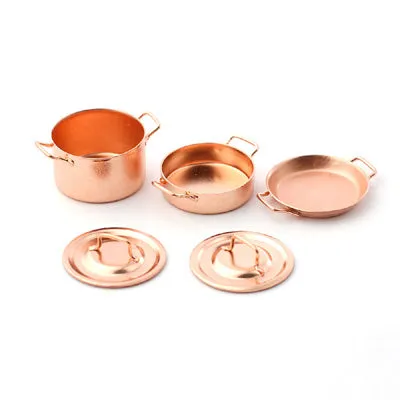 Copper pots and skillet