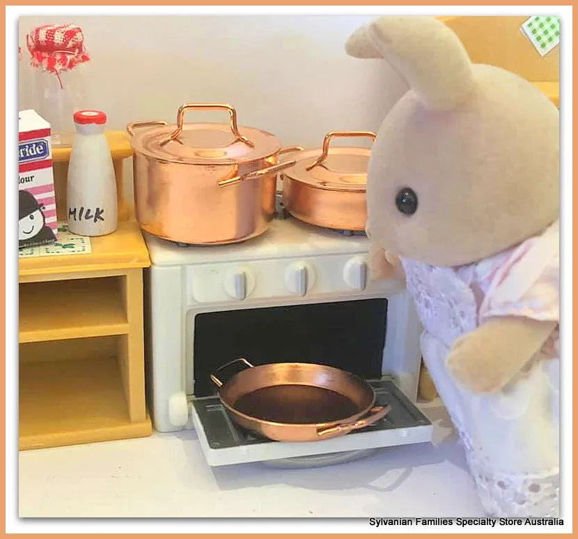 Copper pots and skillet