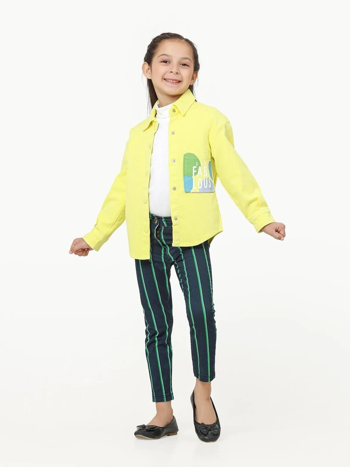 Girl's Lemon Jacket - EGTJD22-001