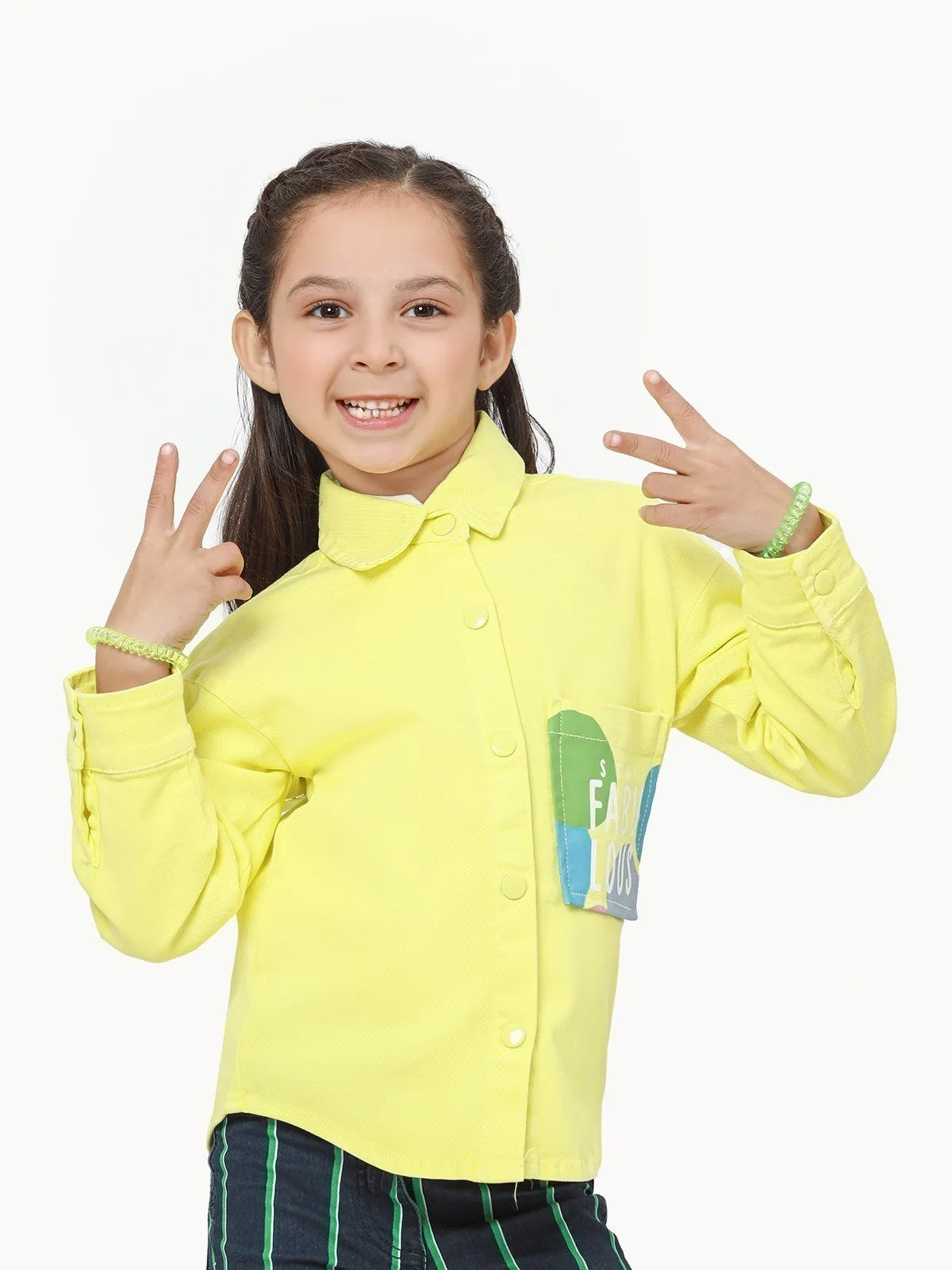 Girl's Lemon Jacket - EGTJD22-001
