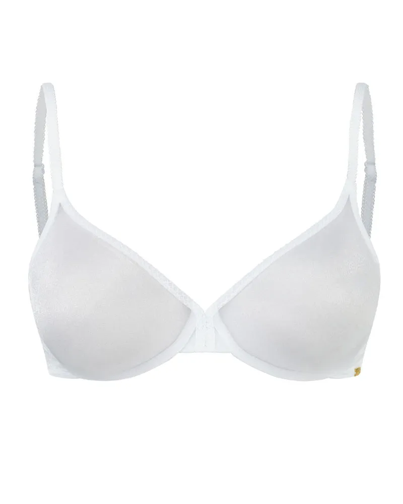 Gossard Glossies Sheer Molded Bra White