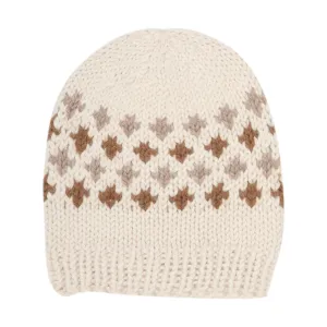 Huttelihut Alpaca Knit Patterned Hat