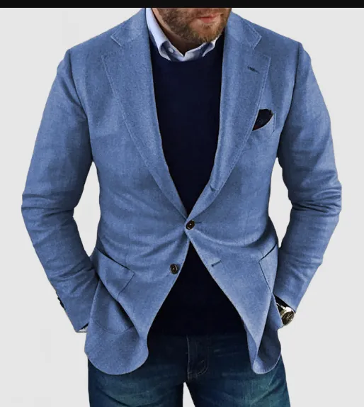 Jeffrey - Trendy heren cardigan met casual knopen en zakken