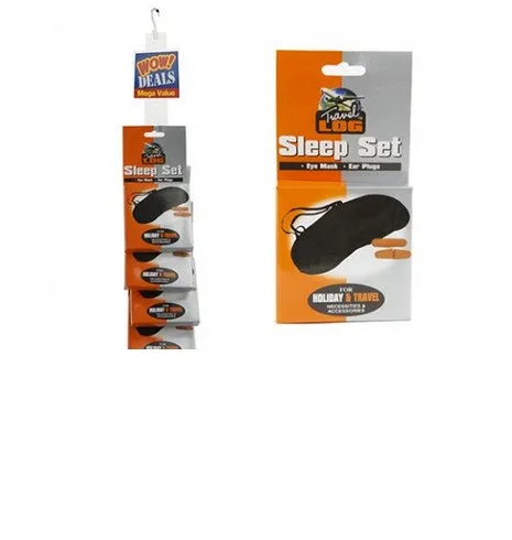 Satin Eyemask and Earplugs