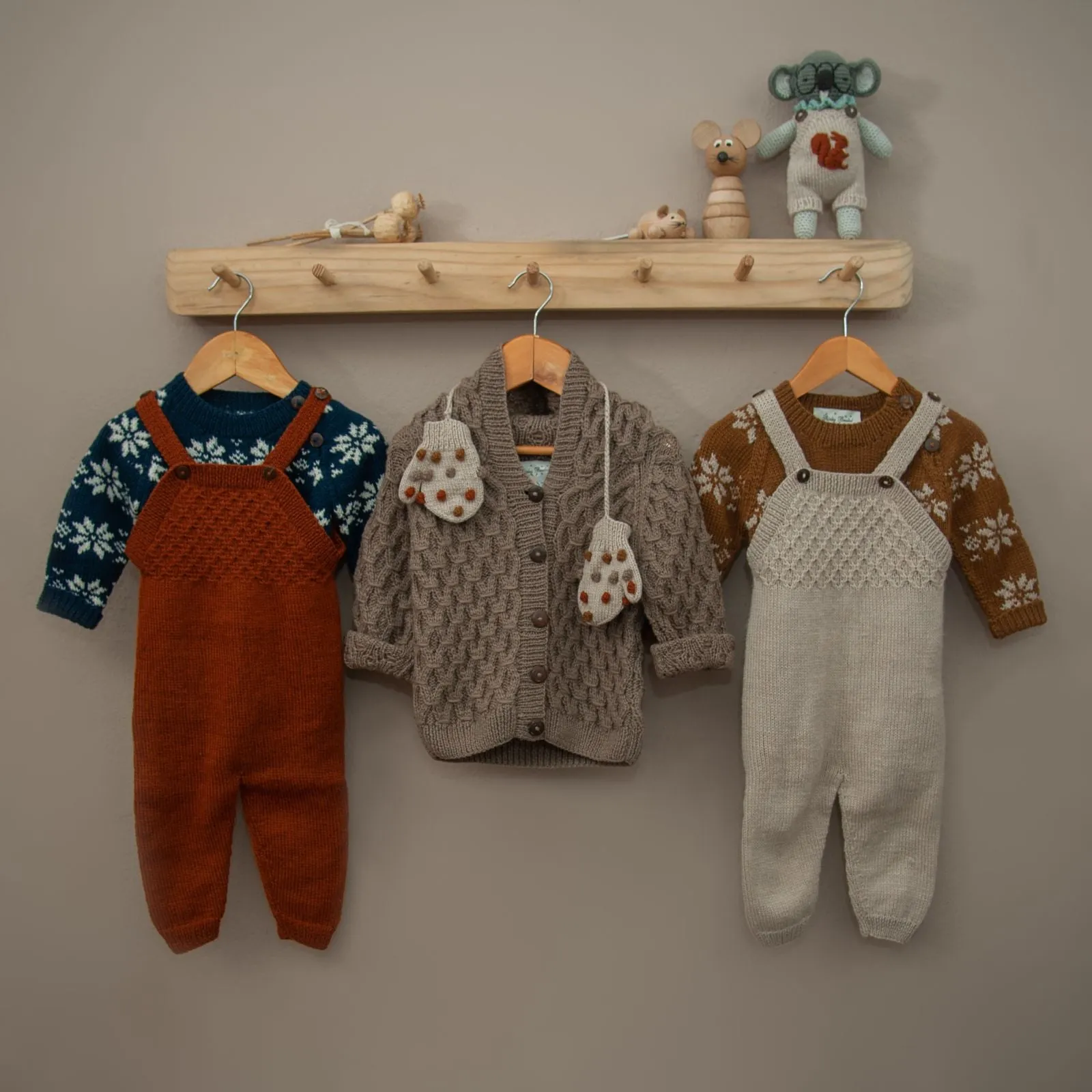 Smock jumpsuit - Rust