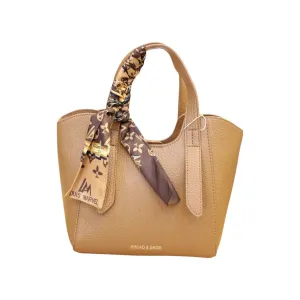 Tote Bag Scarf Accent