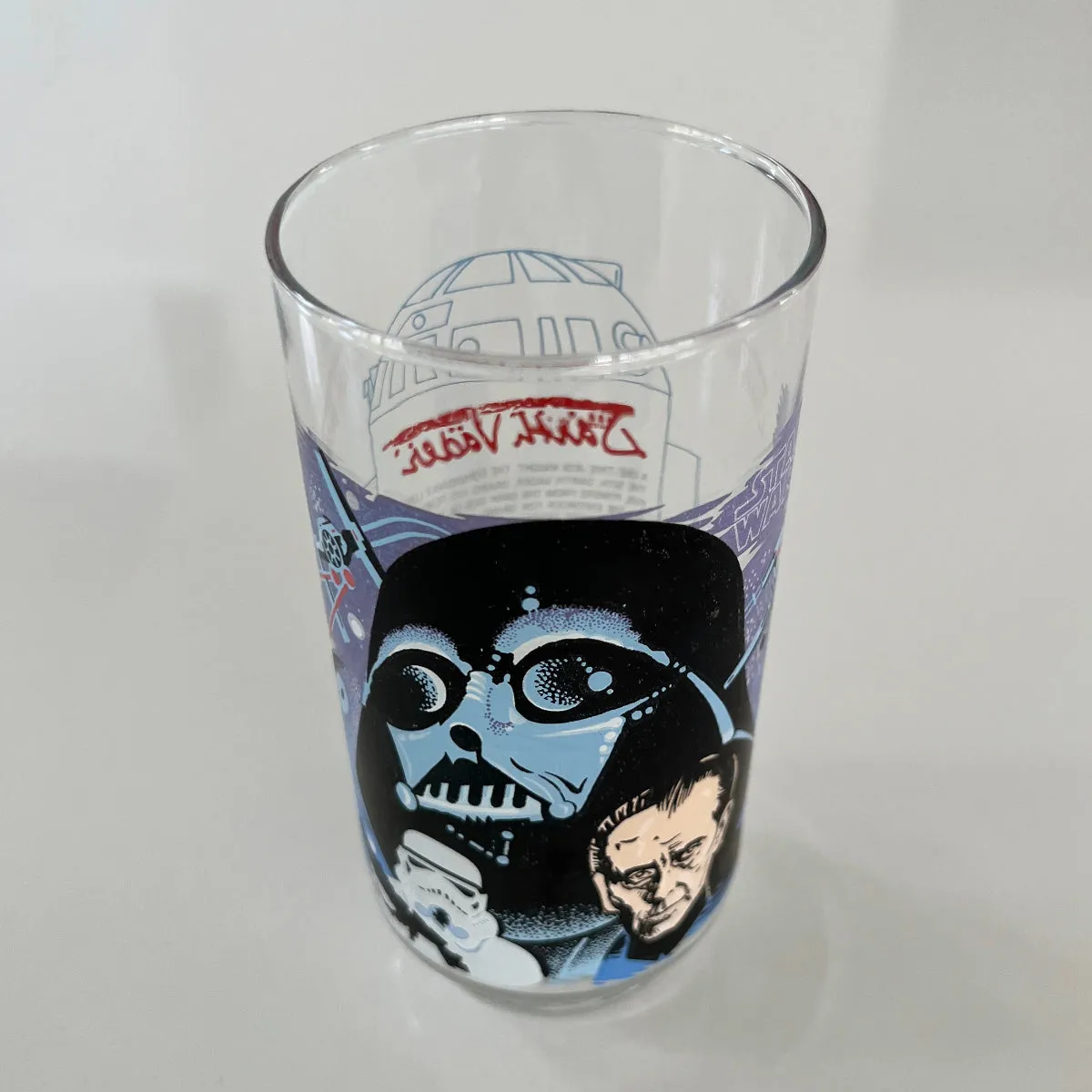 Vintage 1977 Burger King Coca Cola Star Wars Darth Vader Collectible Drinking Glass